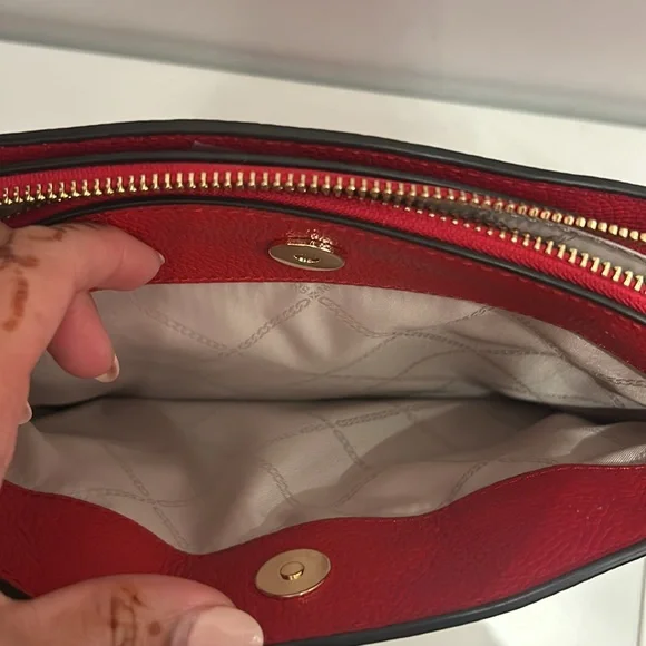 Red MK small tote - Picture 3 of 5